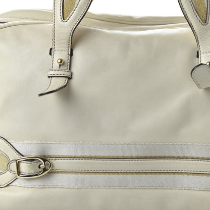Gucci Calfskin Signature XL Bowler Ivory 11 of 16