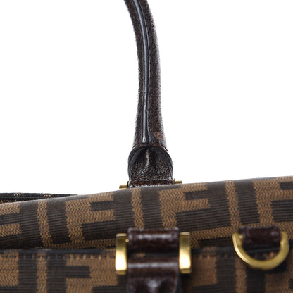 Fendi Zucca Satchel Tobacco 12 of 14