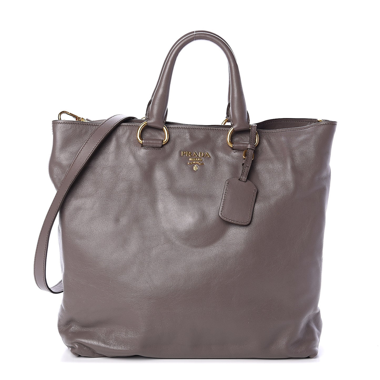 Soft Calf Shopping Tote Bambu