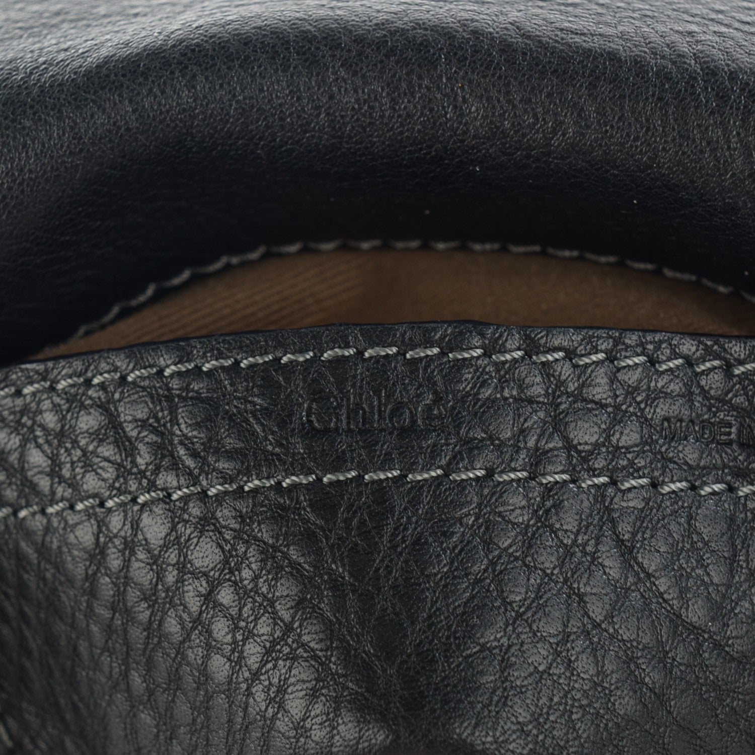 Chloe Calfskin Mini Marcie Round Crossbody Bag Black 4 of 8
