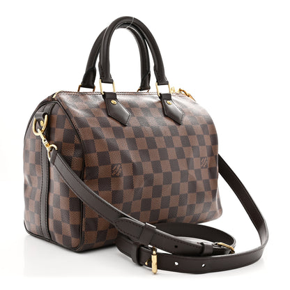 Louis Vuitton Damier Ebene Speedy Bandouliere 25 3 of 11