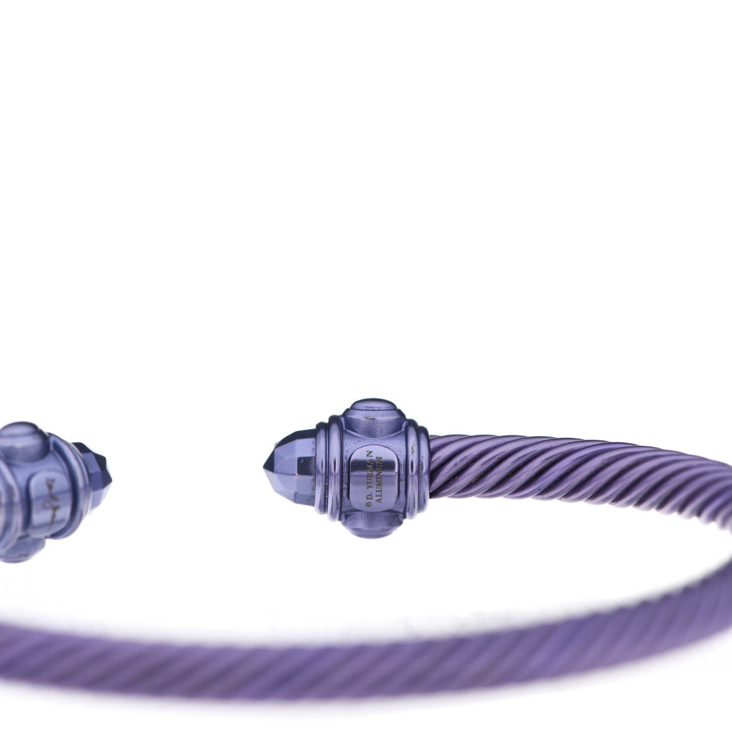 David Yurman Aluminum 5mm Renaissance Bracelet Lavender 3 of 4