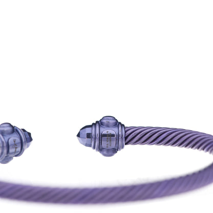 David Yurman Aluminum 5mm Renaissance Bracelet Lavender 3 of 4