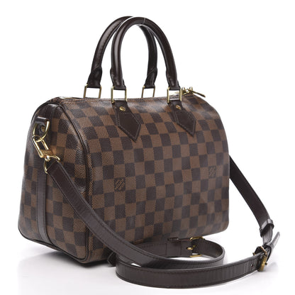 Louis Vuitton Damier Ebene Speedy Bandouliere 25 3 of 15