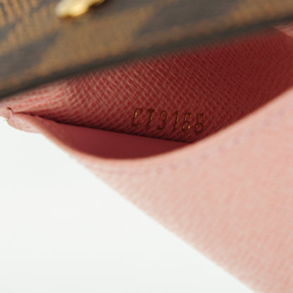 Louis Vuitton Damier Ebene Multicles 6 Key Holder Rose Ballerine 6 of 7