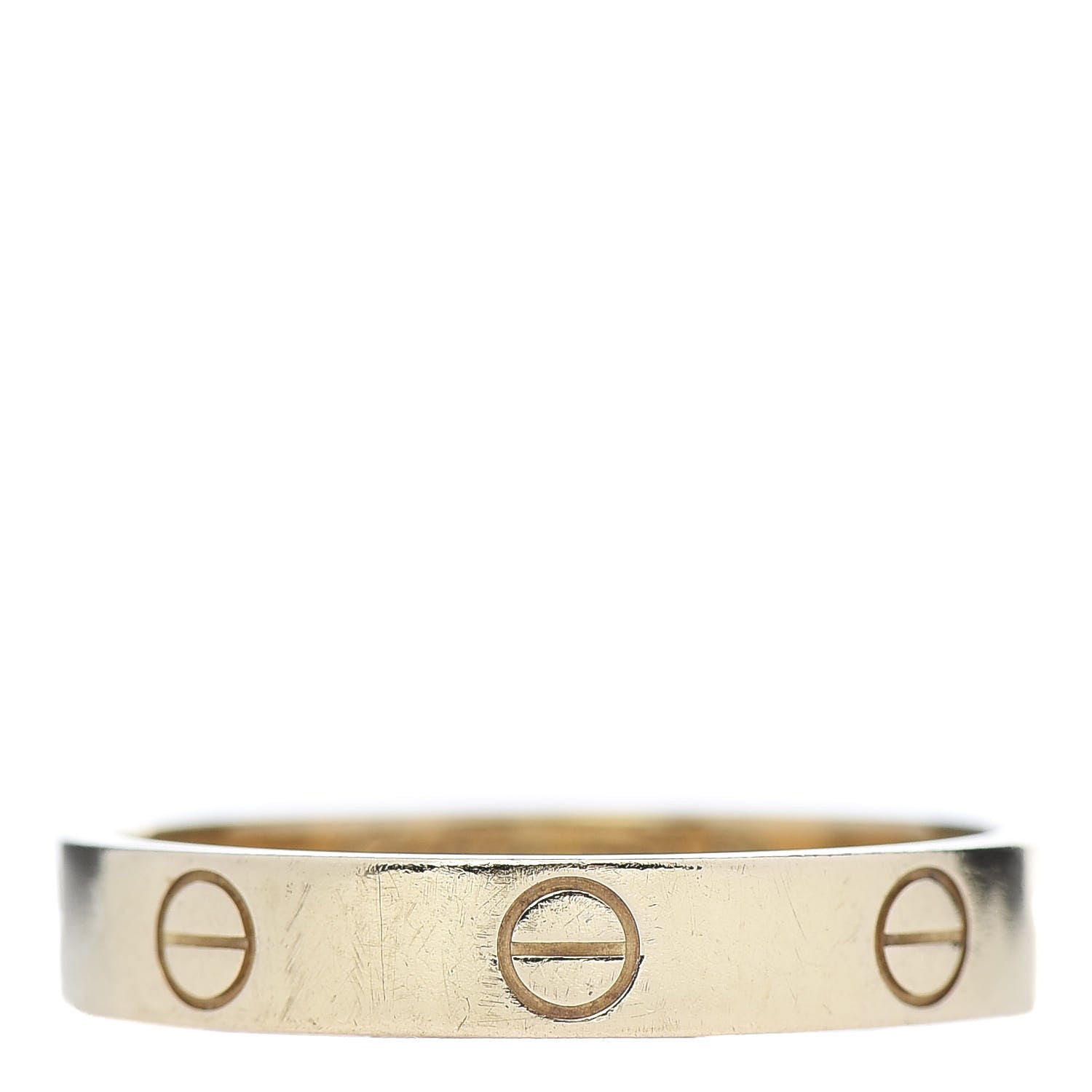 Cartier 18K Yellow Gold 3.5mm LOVE Wedding Band Ring 58 8.5 1 of 5