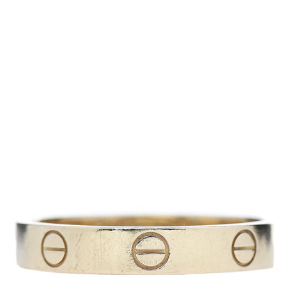 Cartier 18K Yellow Gold 3.5mm LOVE Wedding Band Ring 58 8.5 1 of 5