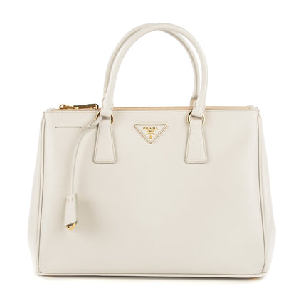 Prada Saffiano Medium Galleria Double Zip Tote Talco 1 of 17