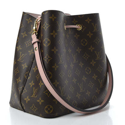 Louis Vuitton Monogram Neonoe MM Rose Poudre 3 of 10