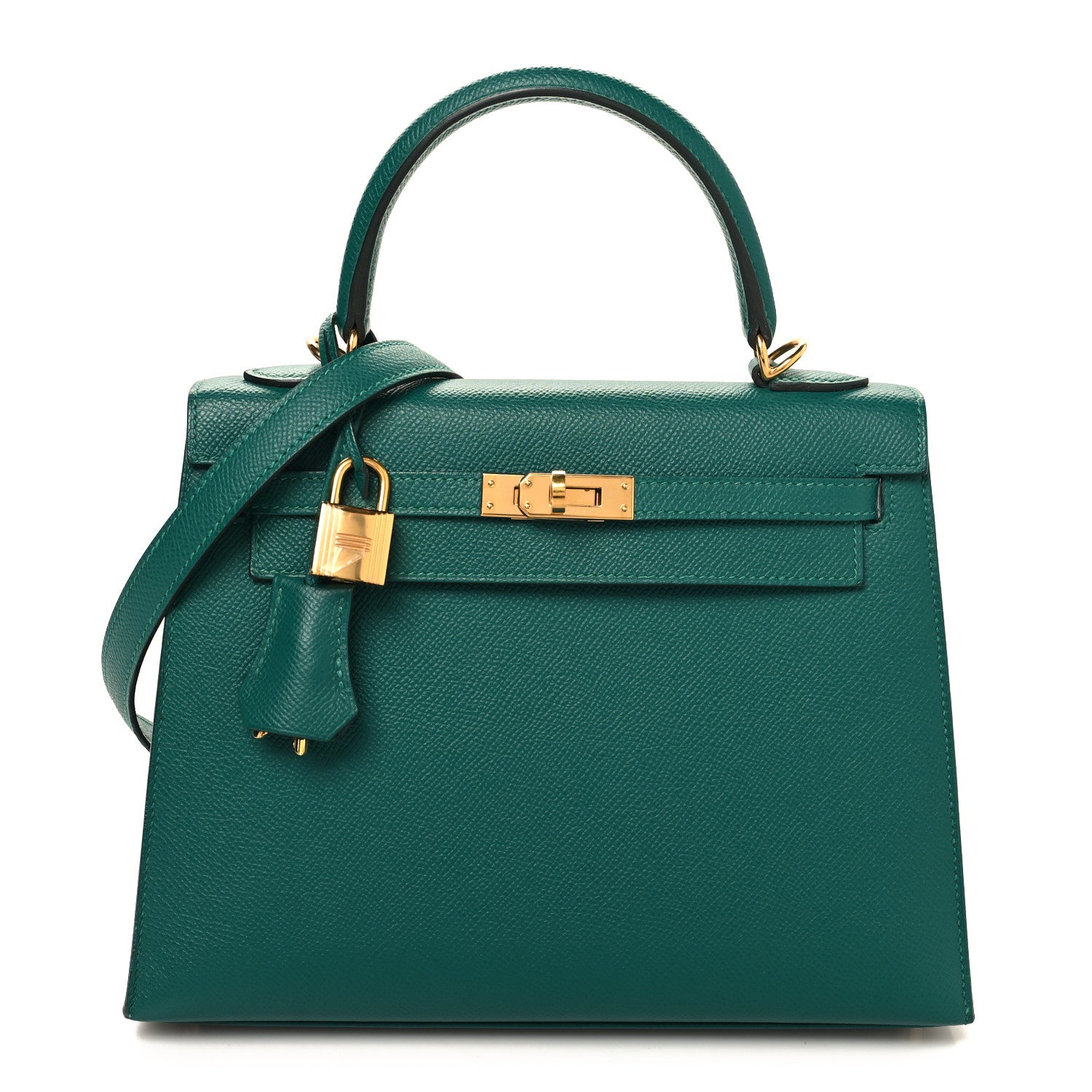 Hermes Epsom Kelly Sellier 25 Malachite 1 of 12