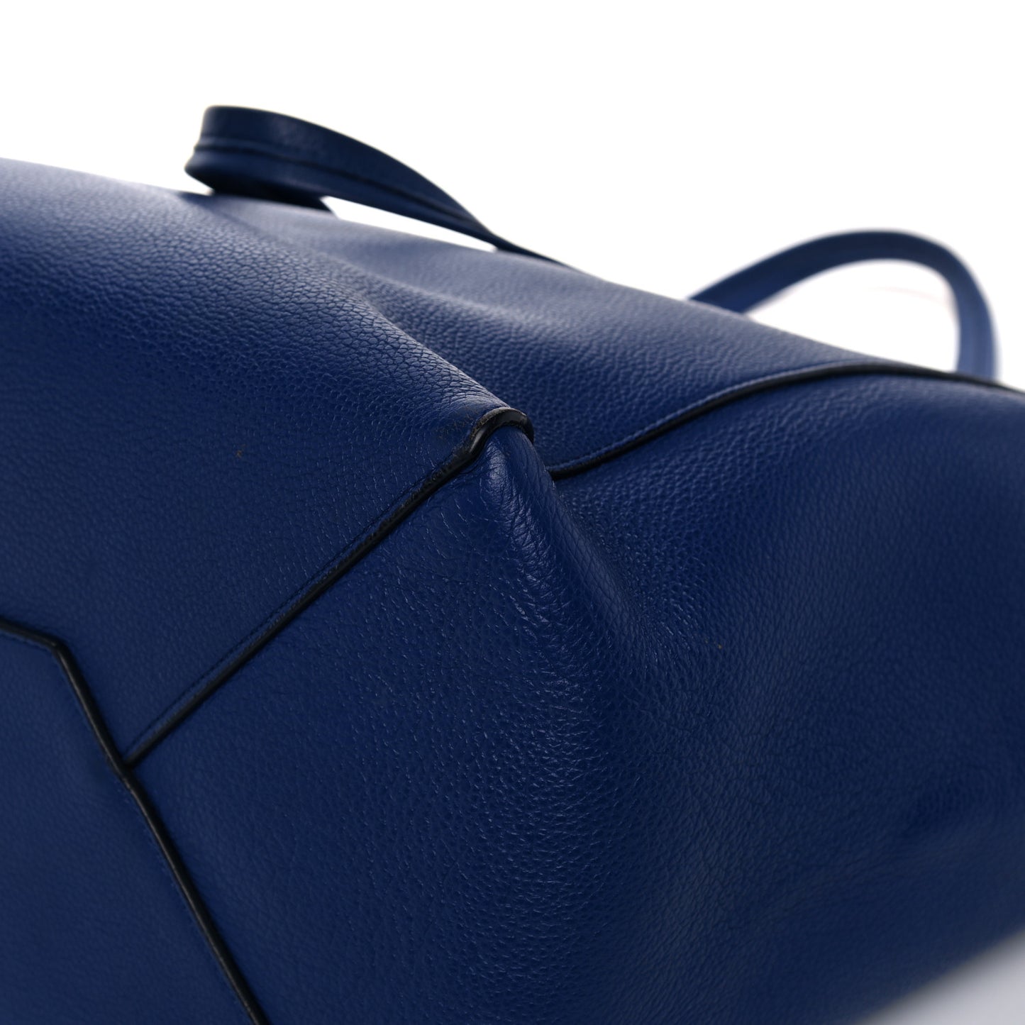 Soft Grained Calfskin Small Belt Cabas Phantom Dark Blue