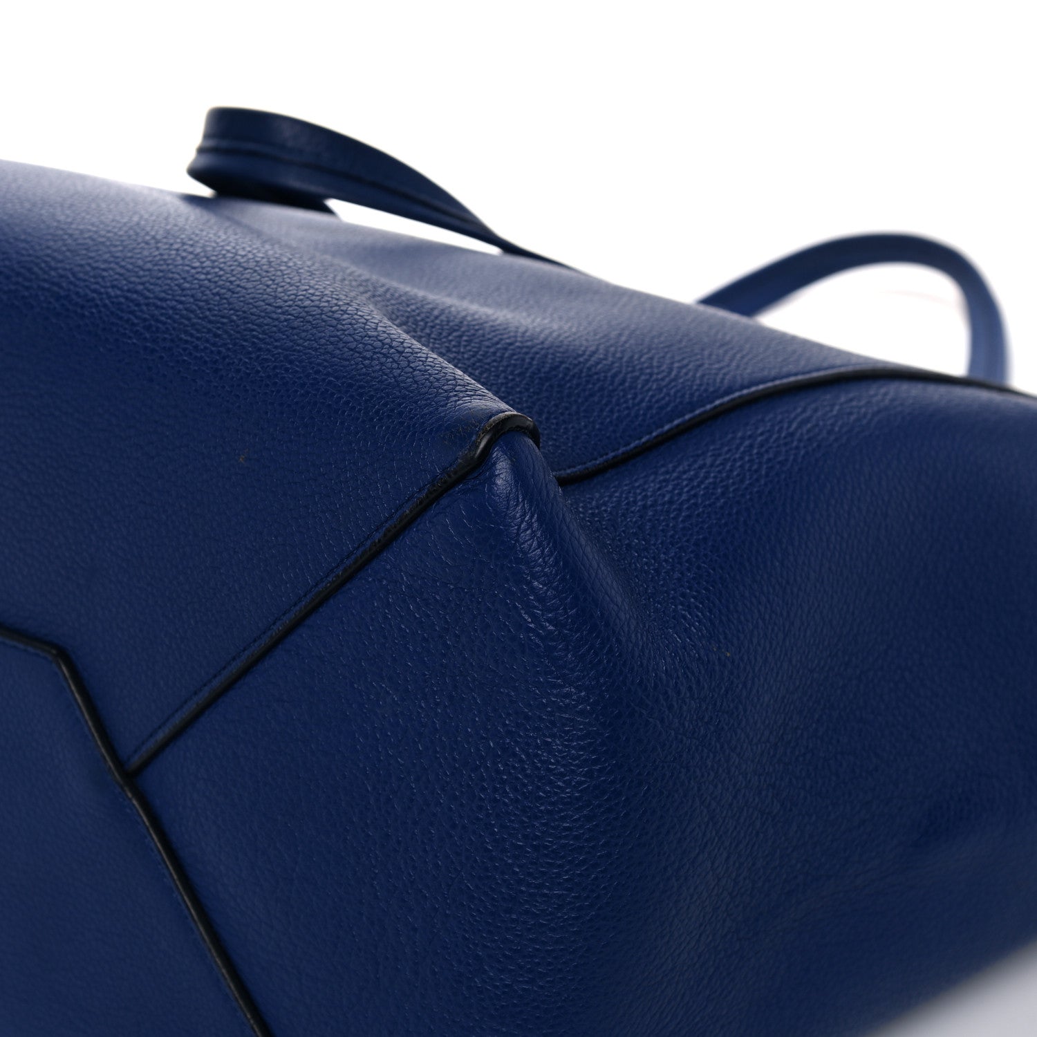 Celine Soft Grained Calfskin Small Belt Cabas Phantom Dark Blue 10 of 11