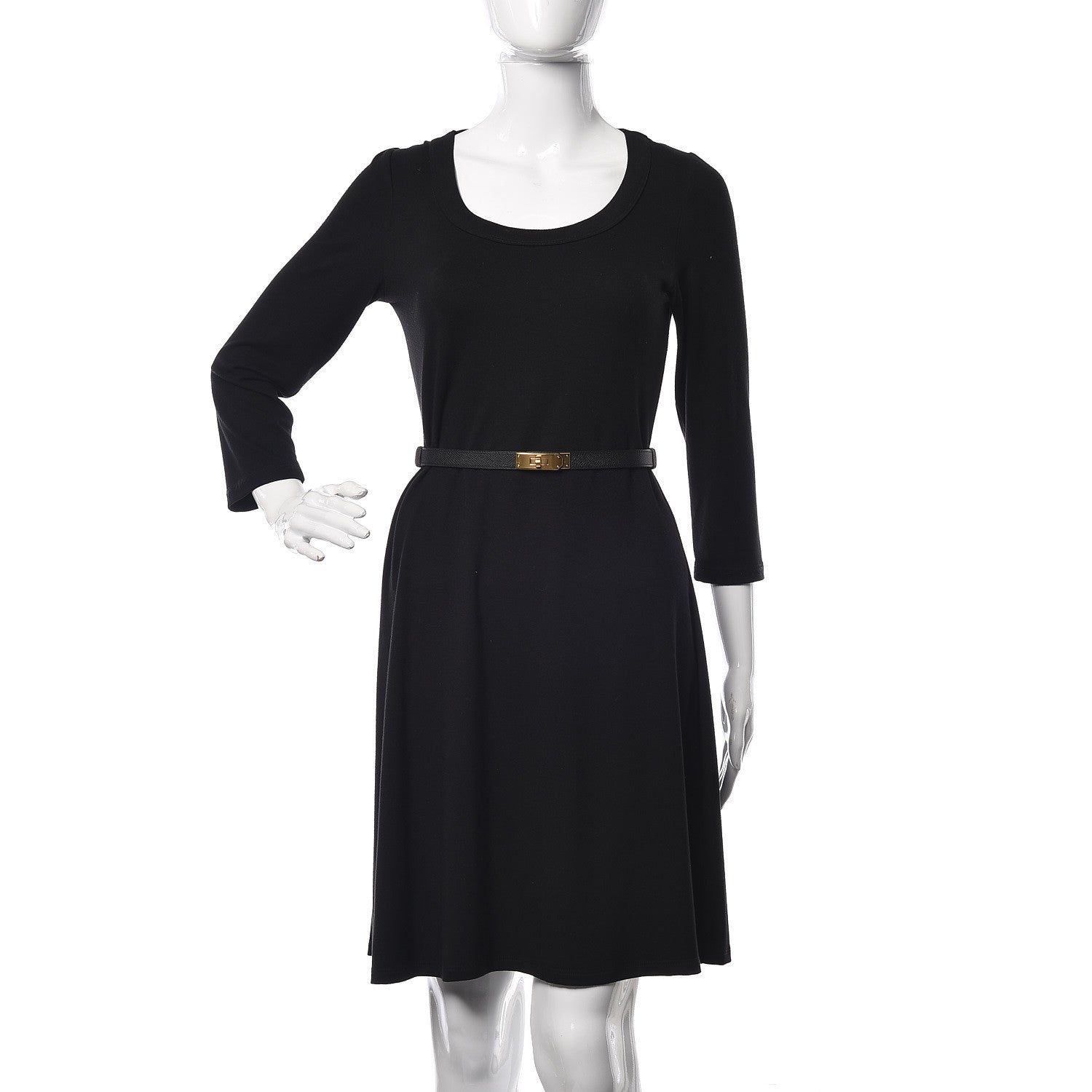 Hermes Epsom Kelly Belt Black 2 of 6
