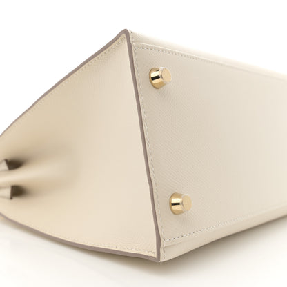 Hermes Epsom Kelly Sellier 28 Craie 9 of 11