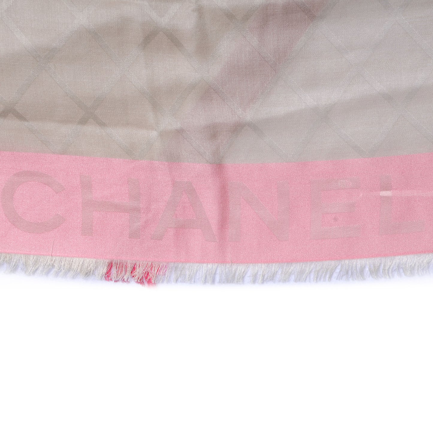 Cashmere Silk Diamond Logo Scarf