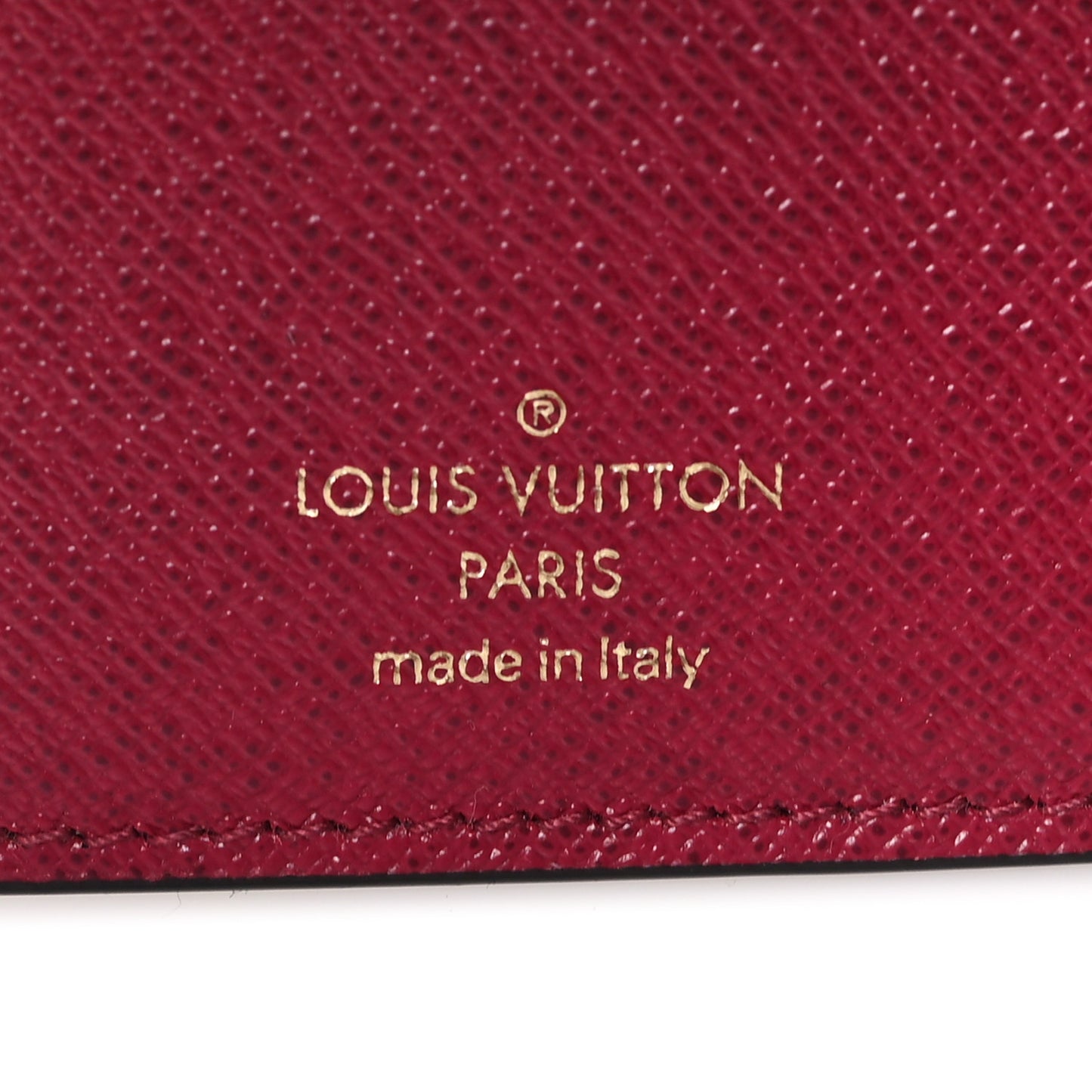 Monogram Lou Zippy Compact Wallet Red
