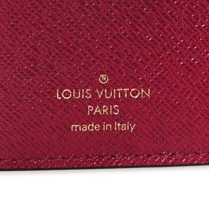 Louis Vuitton Monogram Lou Zippy Compact Wallet Red 7 of 8