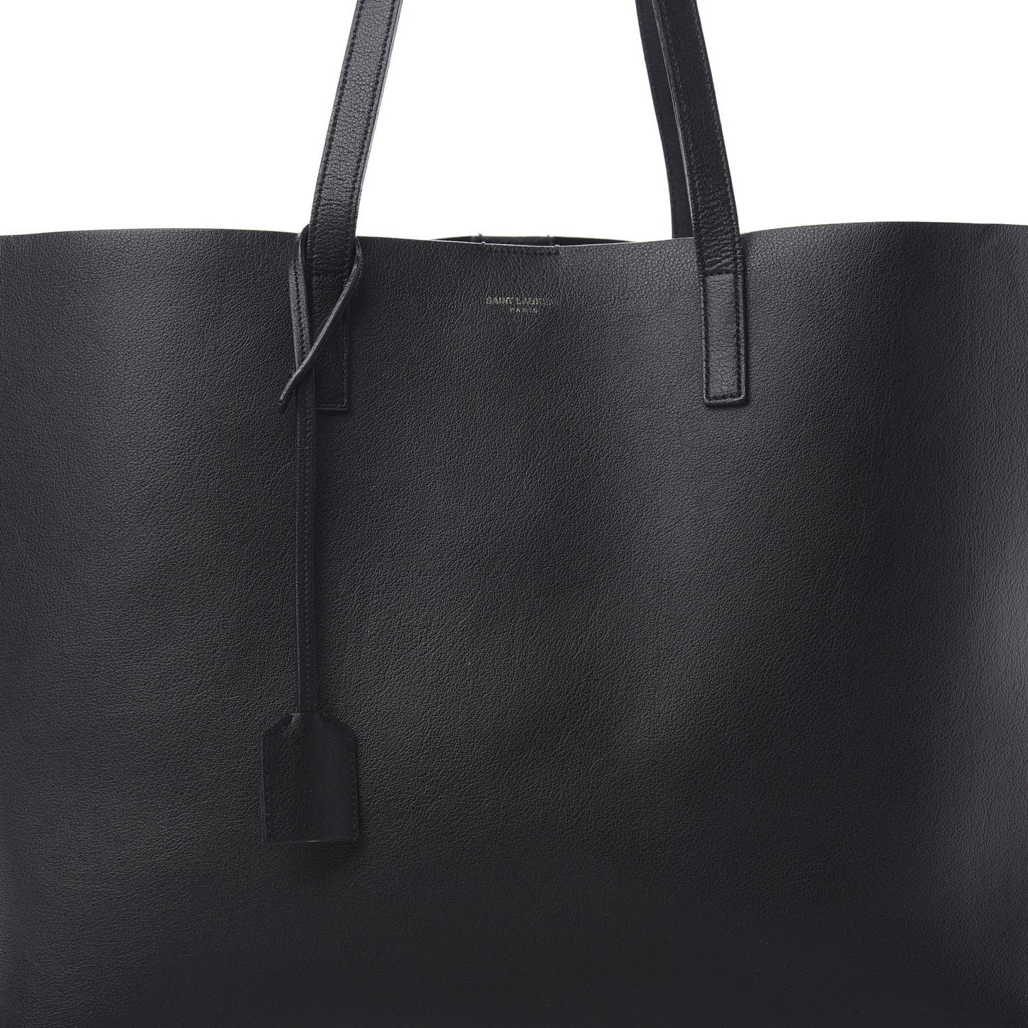 Calfskin Large Shopping Tote Black