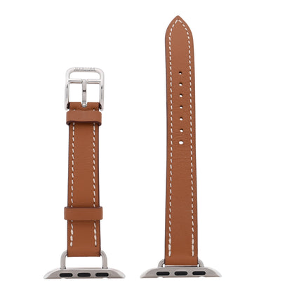Hermes Swift Deployment Buckle Single Tour Apple Watch Strap Gold 1 of 4