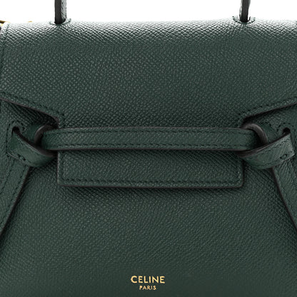 Celine Grained Calfskin Pico Belt Bag Amazone 8 of 10