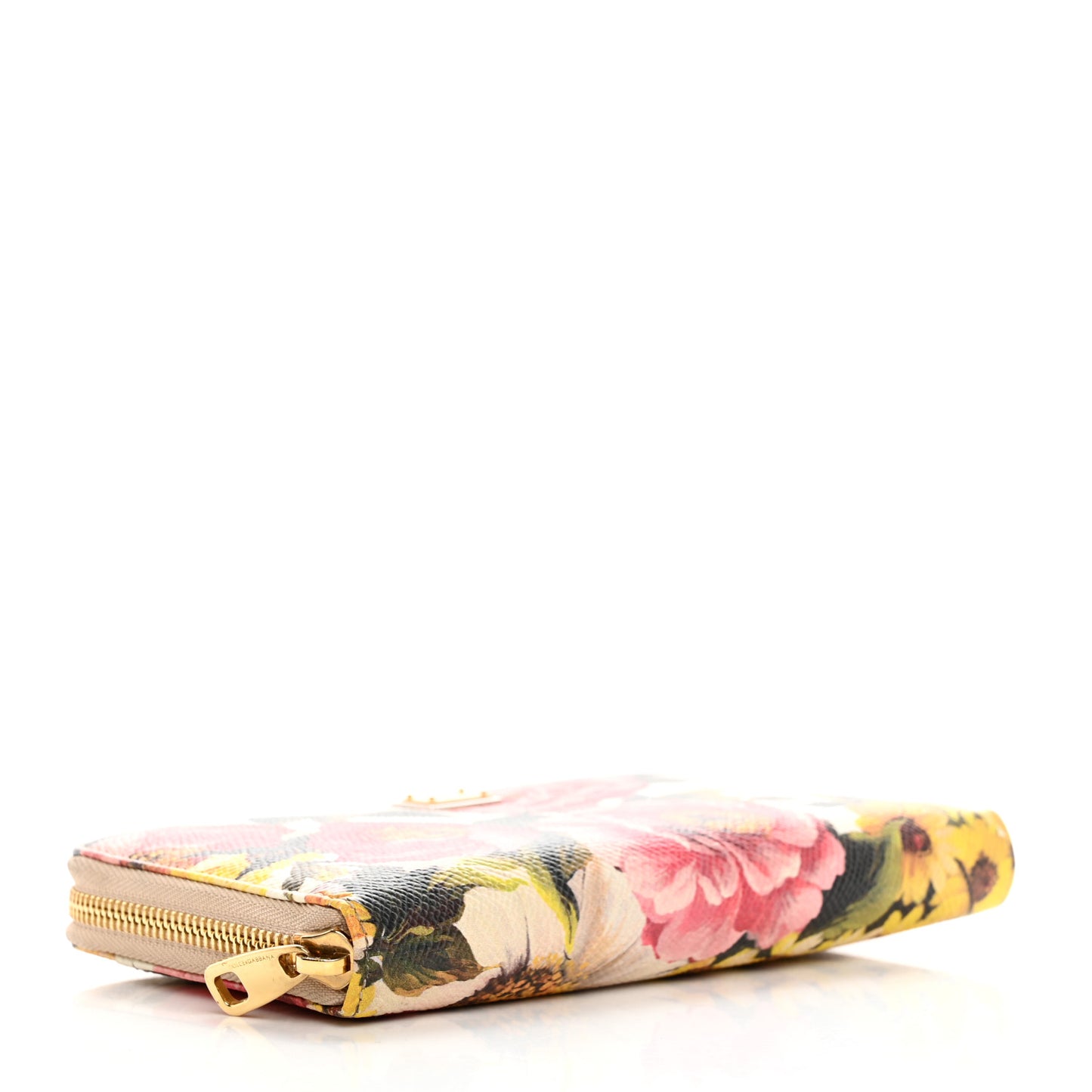 Floral Print Zip Around Wallet Multicolor