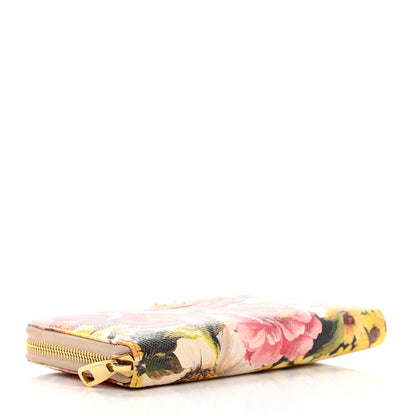 Dolce & Gabbana Floral Print Zip Around Wallet Multicolor 4 of 11