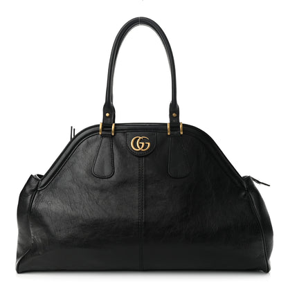 Gucci Calfskin Large Re(Belle) Top Handle Bag Black 1 of 16
