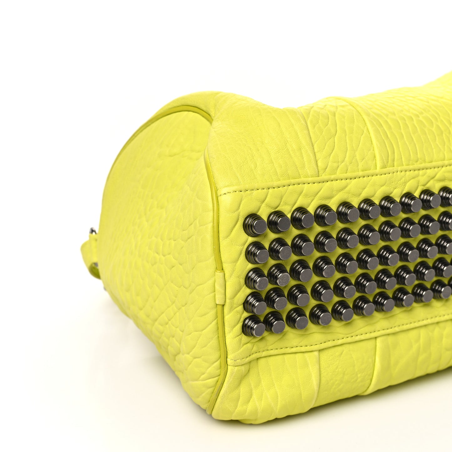 Pebbled Lambskin Rocco Acid Black Nickel Hardware