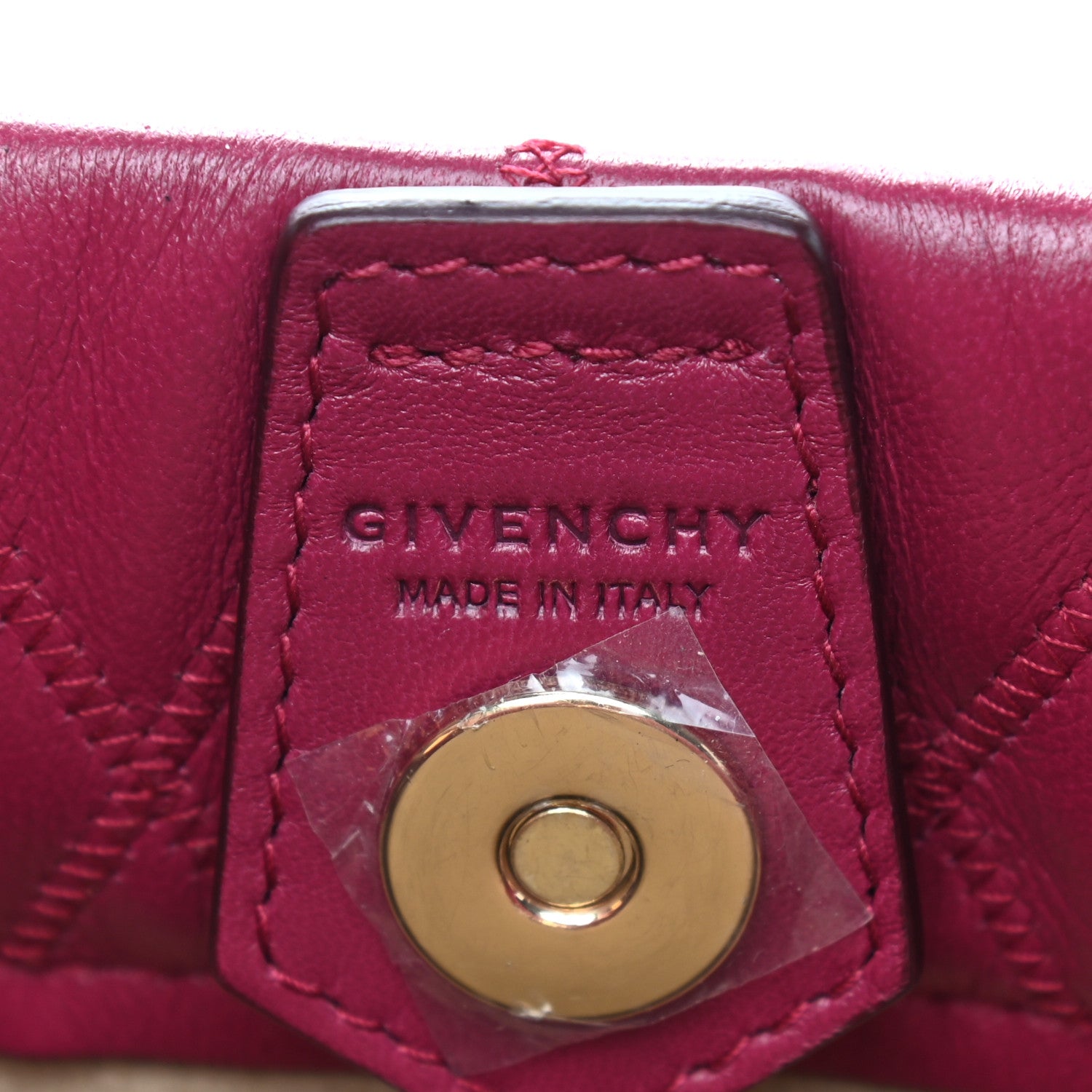 Givenchy Lambskin Quilted Mini GV Bucket Bag Orchid Purple 8 of 8
