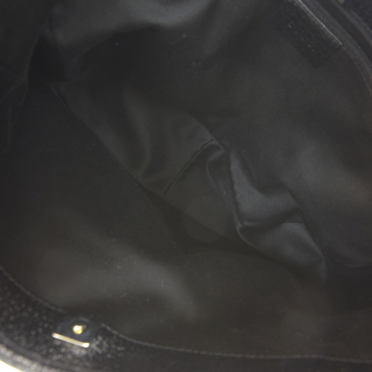 Monogram Leather Shoulder Bag Black