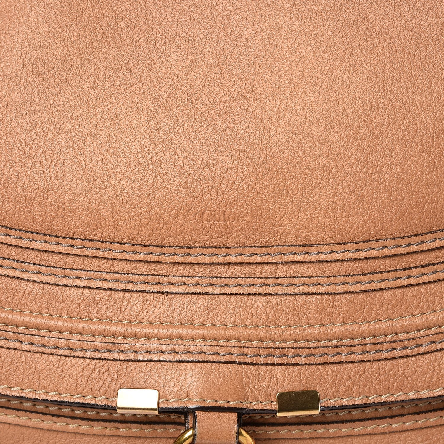 Chloe Calfskin Large Marcie Hobo Wood 7 of 18