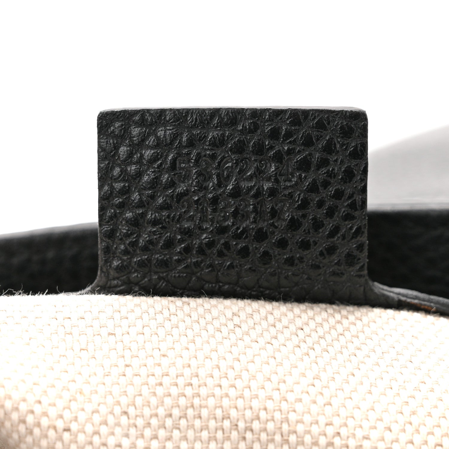 Gucci Pebbled Calfskin Medium Soho Flap Crossbody Black 7 of 10