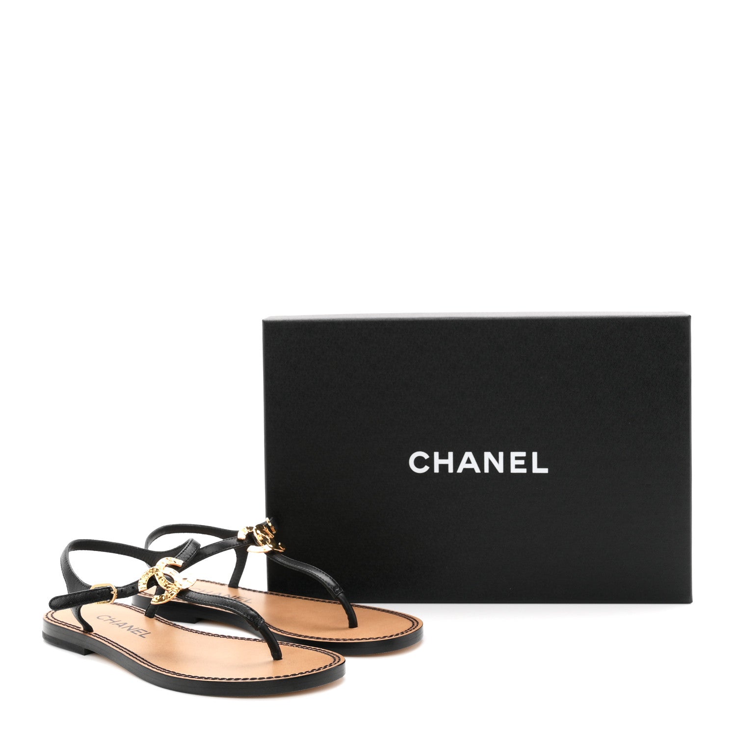 りかこCHANEL フラットパンプス 37C GUCCI サンダル Gucci CHANEL Lambskin CC Thong Sandals 35 38 Black Gold 1920937