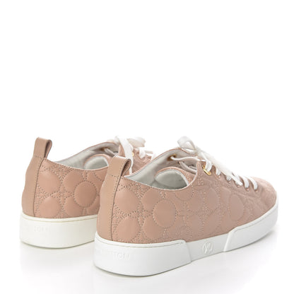 Louis Vuitton Calfskin Monogram Stellar Sneakers 38 Blush 4 of 10