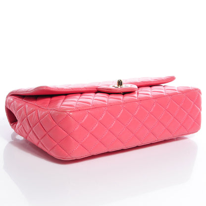 Chanel Lambskin Quilted Valentine Charms Medium Single Flap Pink 4 of 10