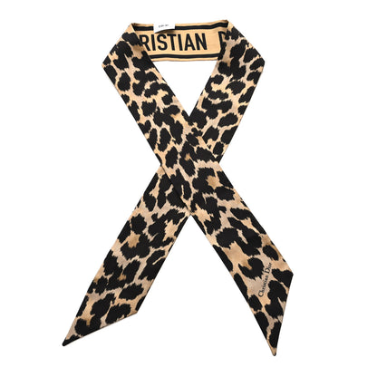 Christian Dior Silk Mizza Mitzah Scarf Beige Multicolor 1 of 3