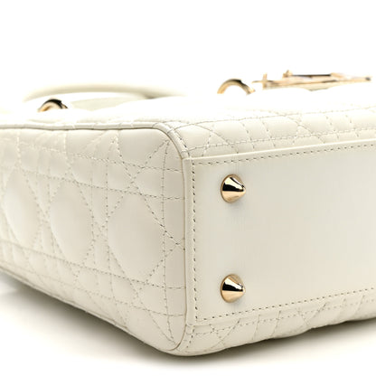 Christian Dior Lambskin Cannage Small My ABCDior Lady Dior Latte 9 of 10