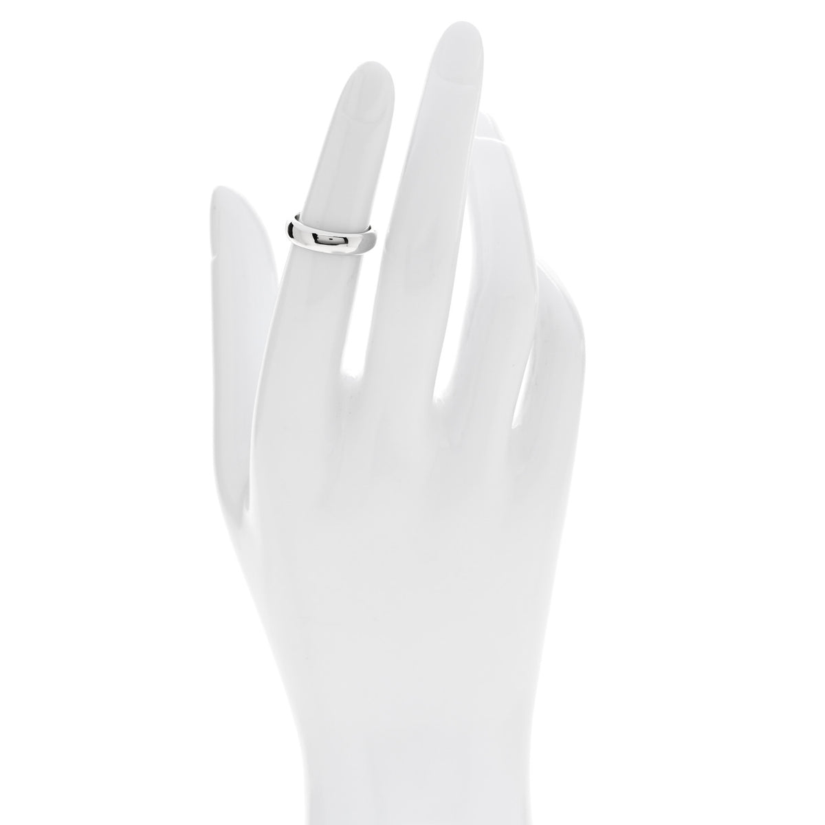 Platinum 4.5mm Forever Wedding Band Ring 48 4.5