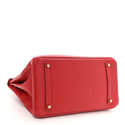 Hermes Togo Birkin 35 Rouge Casaque 3 of 11