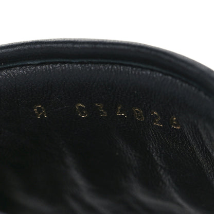 Chanel Tweed Cork CC Chain Mule Sandal 39 Black 8 of 9