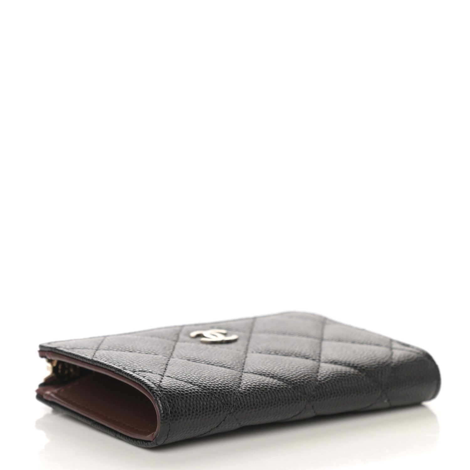 Chanel Caviar Quilted Zipped Key Holder Case Black 4 of 8