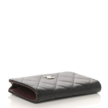 Chanel Caviar Quilted Zipped Key Holder Case Black 4 of 8