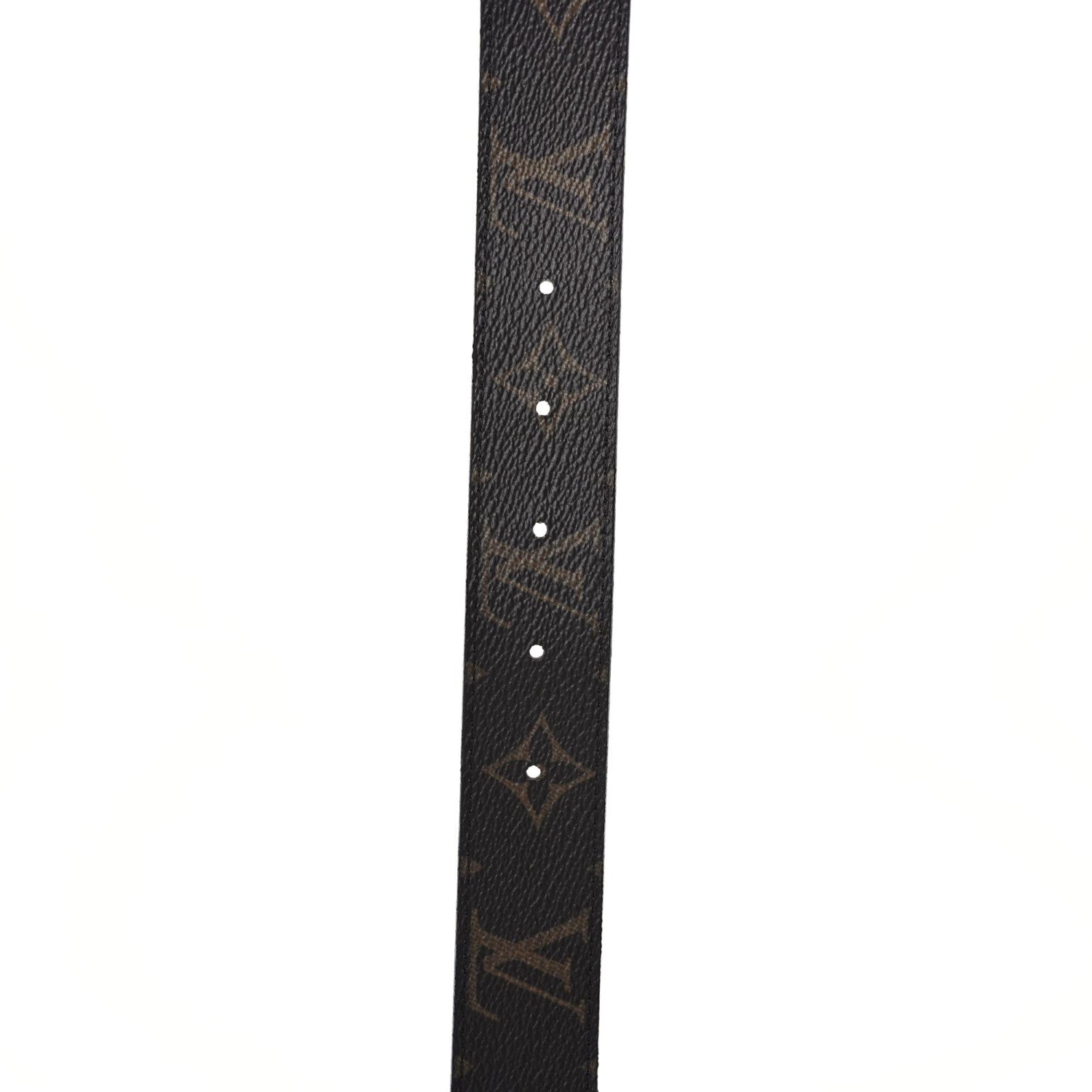 Louis Vuitton Calfskin Monogram 30mm LV Initiales Reversible Belt 90 36 Black 5 of 6