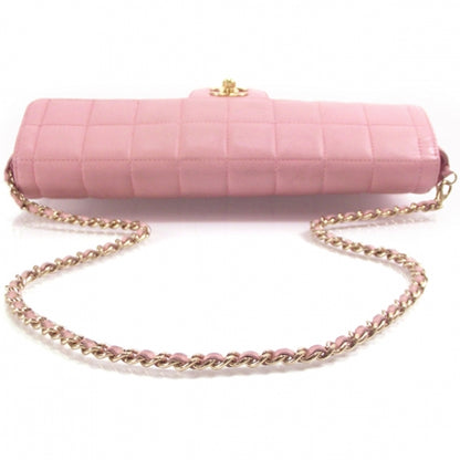 Chanel Lambskin E/W Cube Flap Baguette 6 of 12