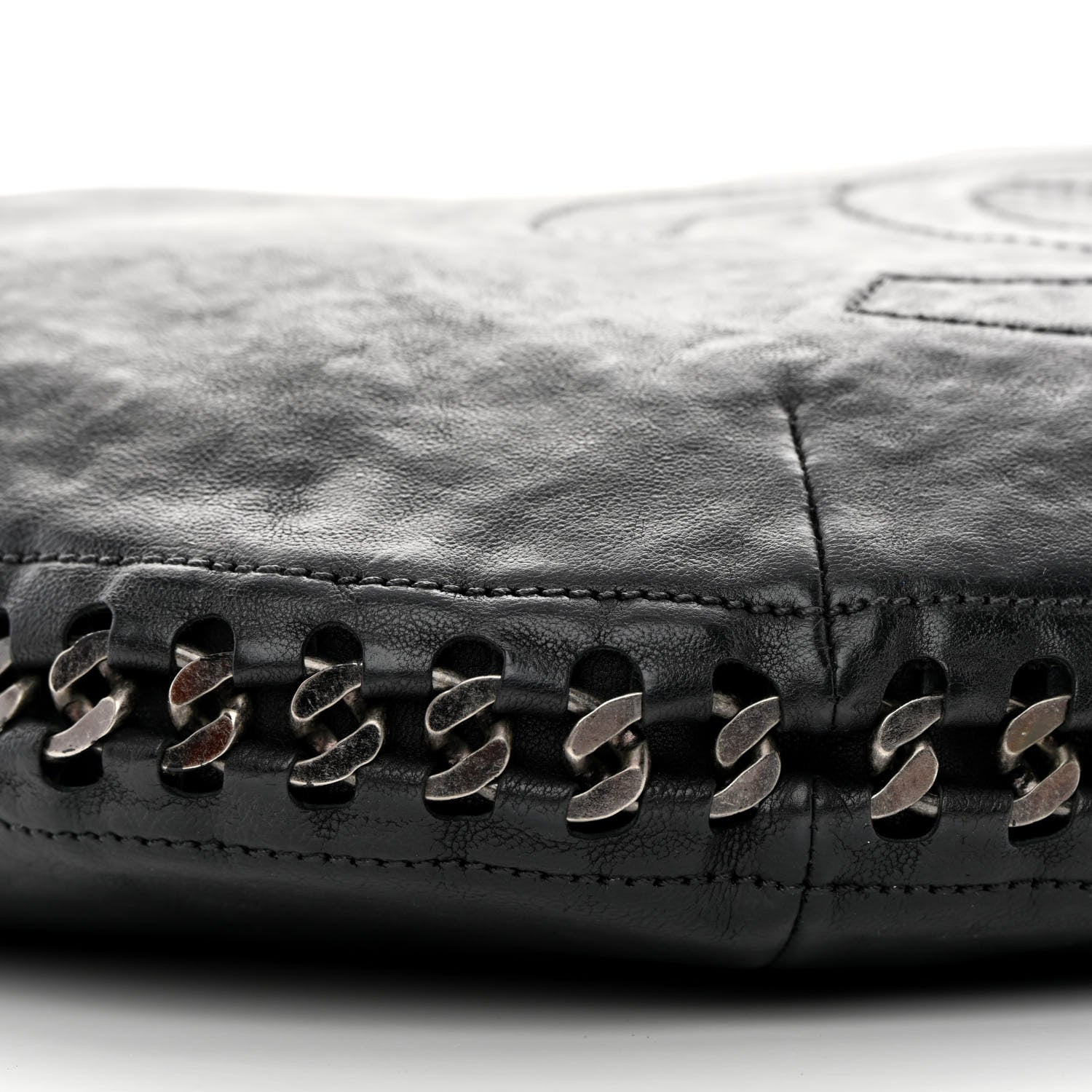 Chanel Calfskin Modern Chain Hobo Black 9 of 12