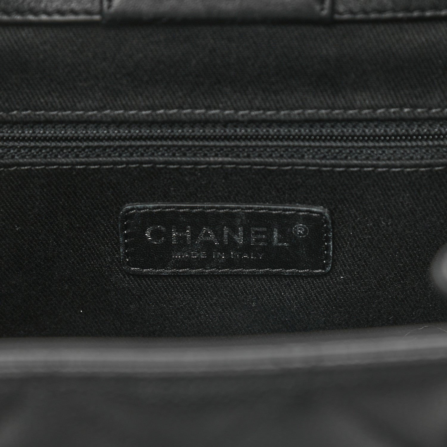 Chanel Caviar Quilted Medium CC Bucket Bag Black 6 of 10