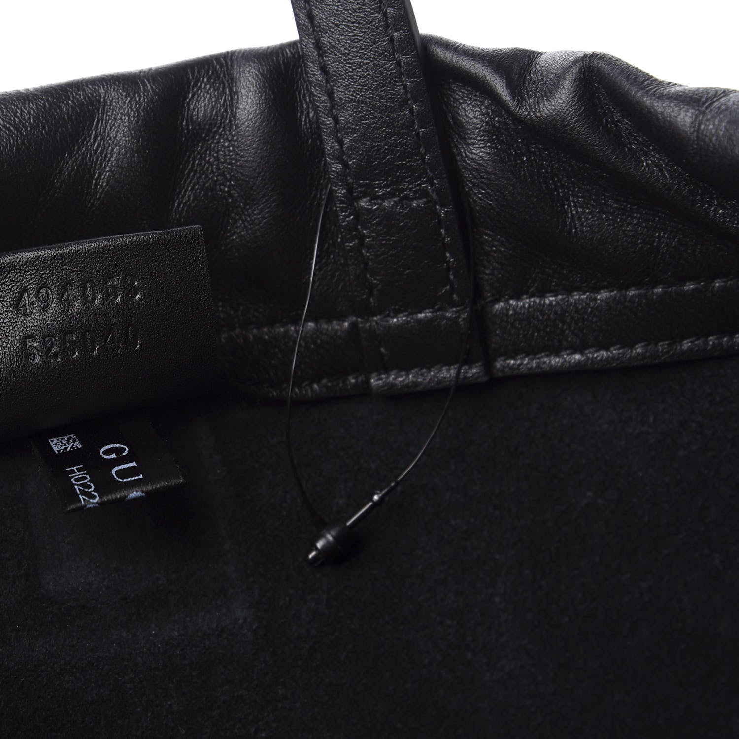 Gucci Calfskin Coco Capitan Logo Drawstring Backpack Black 8 of 9