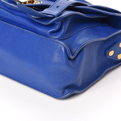 Proenza Schouler Lambskin Tiny PS1 Satchel Royal Blue 9 of 10