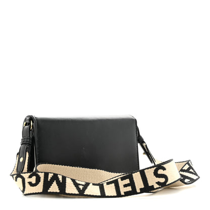 Stella McCartney Eco Alter Nappa Perforated Logo Mini Crossbody Bag Black 3 of 12