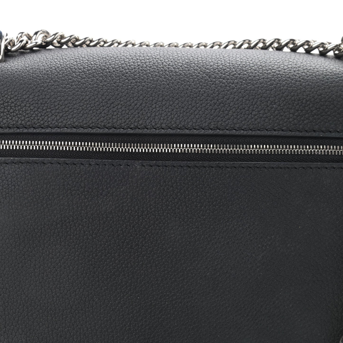 Soft Calfskin Mylockme Chain Bag BB Black
